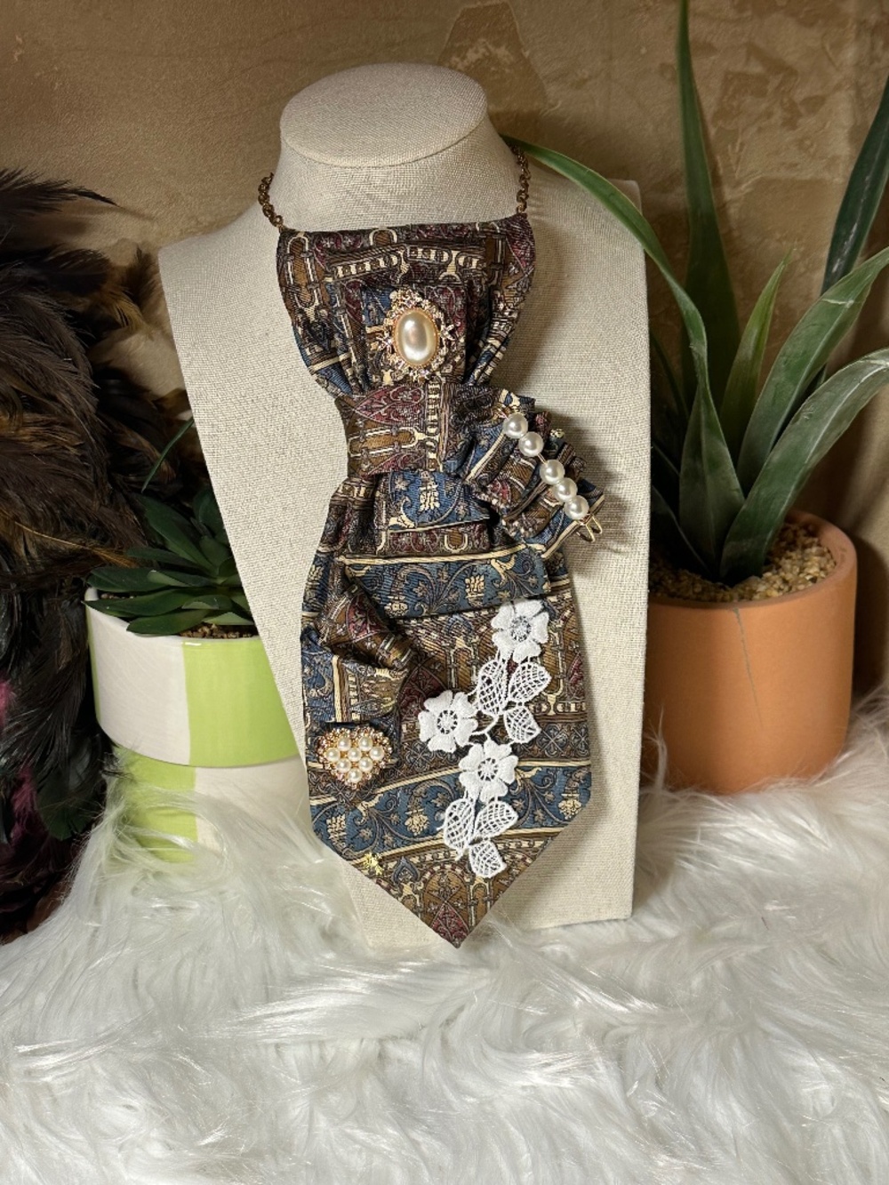 100% silk necklace tie